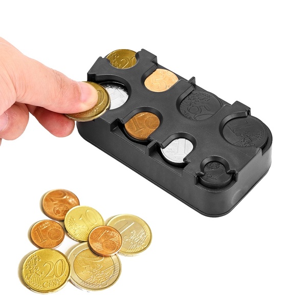 euro coins storage box